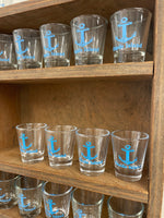 Rhode Island Anchor Shot Glass